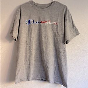 Grey champion shirt